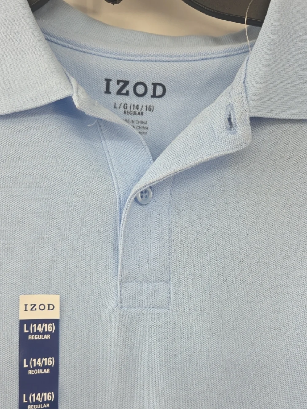 Boys IZOD Light Blue Classic Cotton Polo
